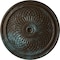 Ekena Millwork Trinity Ceiling Medallion (Fits Canopies up to 3"), Hand-Painted Bronze Blue Patina, 22"OD x 1 3/4"P CM22TNBBS - alternate 1